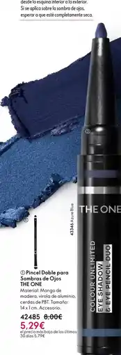 Oriflame The one - pincel doble para sombras de ojos oferta