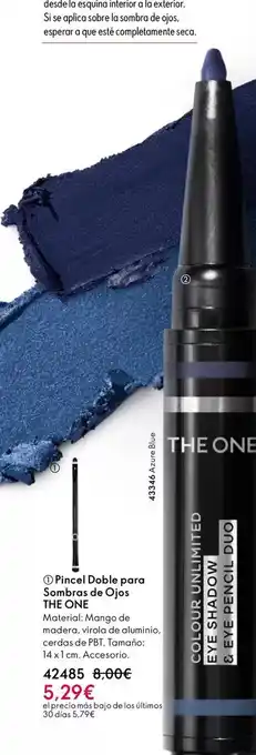 Oriflame The one - pincel doble para sombras de ojos oferta