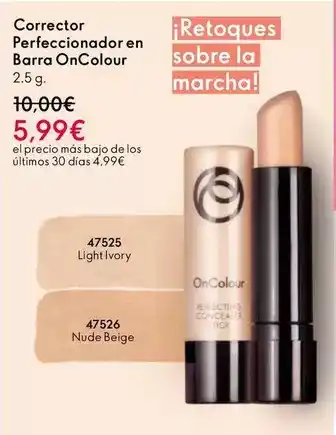 Oriflame Corrector perfectionador en barra oncolour oferta