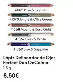 Oriflame Lápiz delineador de ojos perfect duo oncolour oferta