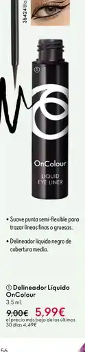 Oriflame Delineador liquido oncolour oferta