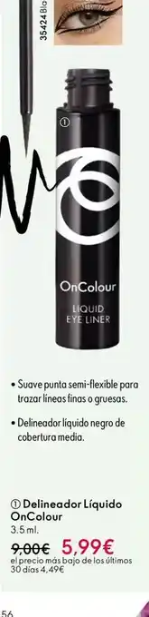 Oriflame Delineador liquido oncolour oferta