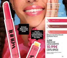 Oriflame Waunt - balsamo de labios smooth like butter oferta