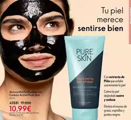 Oriflame Oriflame - mascarilla purificante con carbon activo pure skin oferta