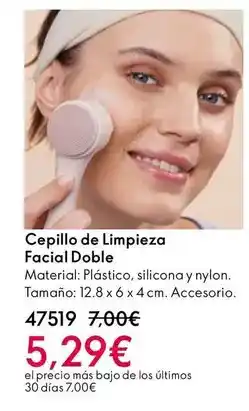 Oriflame Cepillo de limpieza facial doble oferta