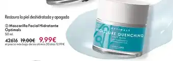 Oriflame Optimals - mascarilla facial hidratante oferta