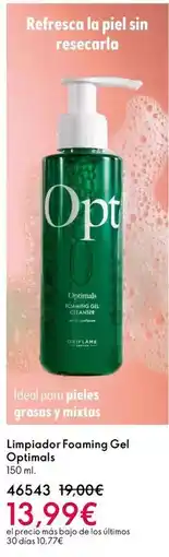 Oriflame Optimals - limpiador foaming gel oferta