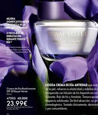 Oriflame Royal - cuña de queso de oveja antielar oferta