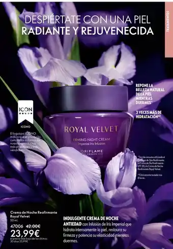Oriflame Royal - conjunto cereal de noche oferta