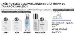 Oriflame Lista - mini set blemish + age defy oferta