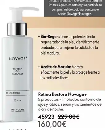 Oriflame Oriflame - rutina restore novage+ oferta