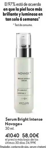 Oriflame Novage - serum bright intense oferta