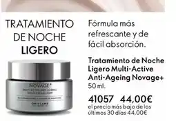 Oriflame Oriflame - tratamiento de noche ligero multi-active anti-ageing novage+ oferta