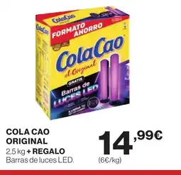 Hipercor COLA CAO Original oferta