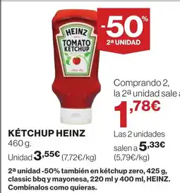 Hipercor HEINZ Kétchup oferta