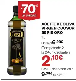 Hipercor SERIE ORO Aceite de oliva virgen coosur oferta
