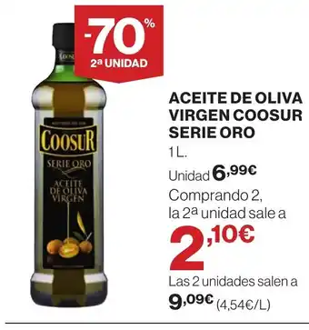 Hipercor SERIE ORO Aceite de oliva virgen coosur oferta