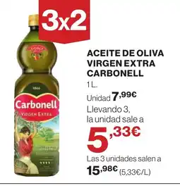 Hipercor CARBONELL Aceite de oliva virgen extra oferta