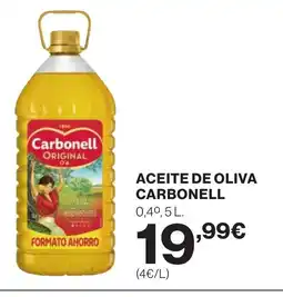 Hipercor CARBONELL Aceite de oliva oferta