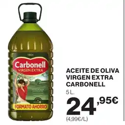 Hipercor CARBONELL Aceite de oliva virgen extra oferta
