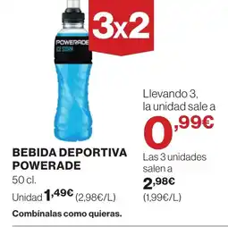 Hipercor POWERADE Bebida deportiva oferta