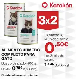 Hipercor Alimento húmedo completo para gato oferta