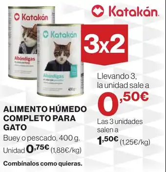 Hipercor Alimento húmedo completo para gato oferta