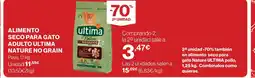 Hipercor Alimento seco para gato adulto ultima nature no grain oferta