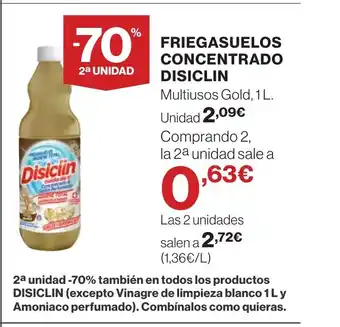 Hipercor DISICLIN Friegasuelos concentrado oferta