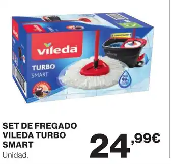 Hipercor Set de fregado vileda turbo smart oferta