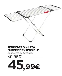 Hipercor Tendedero vileda surprise extensible oferta