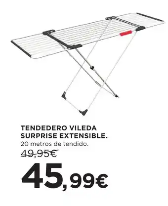 Hipercor Tendedero vileda surprise extensible oferta