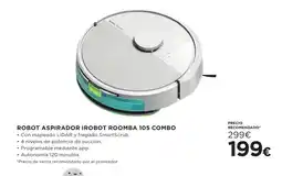 Hipercor Robot aspirador irobot roomba 105 combo oferta