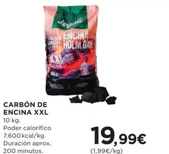 Hipercor Carbón de encina xxl oferta