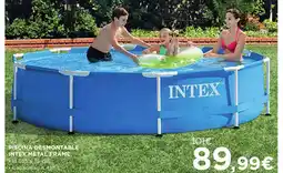 Hipercor Piscina desmontable intex metal frame oferta