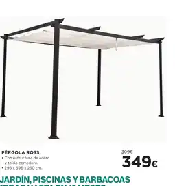 Hipercor Pérgola ross oferta
