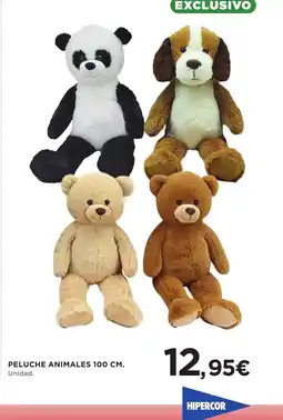 Hipercor Peluche animales oferta