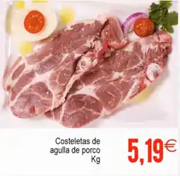 Plenus Supermercados Costeletas de agulla de porco oferta