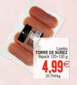 Plenus Supermercados TORRE DE NÚÑEZ Lombo oferta