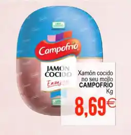Plenus Supermercados CAMPOFRIO Xamón cocido no seu mollo oferta