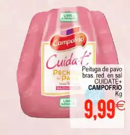 Plenus Supermercados EL SALMANTINO Peituga de pavo oferta