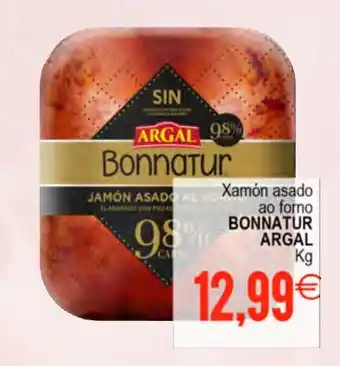 Plenus Supermercados BONNATUR ARGAL Xamón asado ao forno oferta