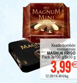 Plenus Supermercados MAGNUN FRIGO Xeado bombón normal/mini oferta