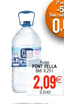 Plenus Supermercados FONT VELLA Auga oferta