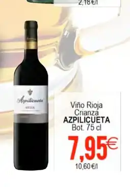 Plenus Supermercados AZPILICUETA Viño Rioja Crianza oferta