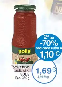 Plenus Supermercados SOLIS Tomate fritido aceite oliva oferta