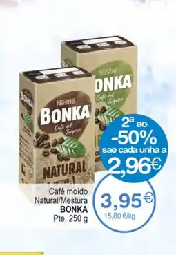Plenus Supermercados BONKA Café moido Natural/Mestura oferta