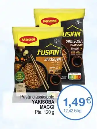Plenus Supermercados YAKISOBA MAGGIC Pasta classic/polo oferta