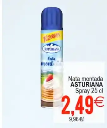 Plenus Supermercados ASTURIANA Nata montada oferta