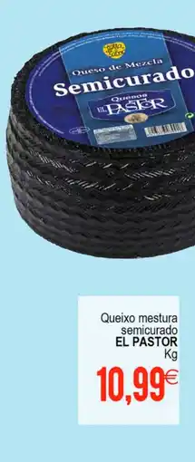 Plenus Supermercados EL PASTOR Queixo mestura semicurado oferta